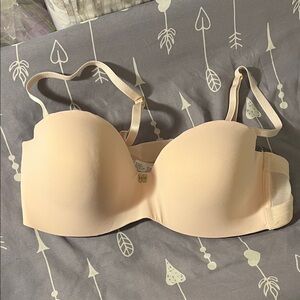 Nicole Miller Light Cream Strapless Bra